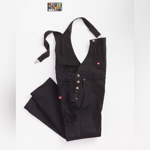 Dickies womens Denim Double Front Bib Overalls (s)